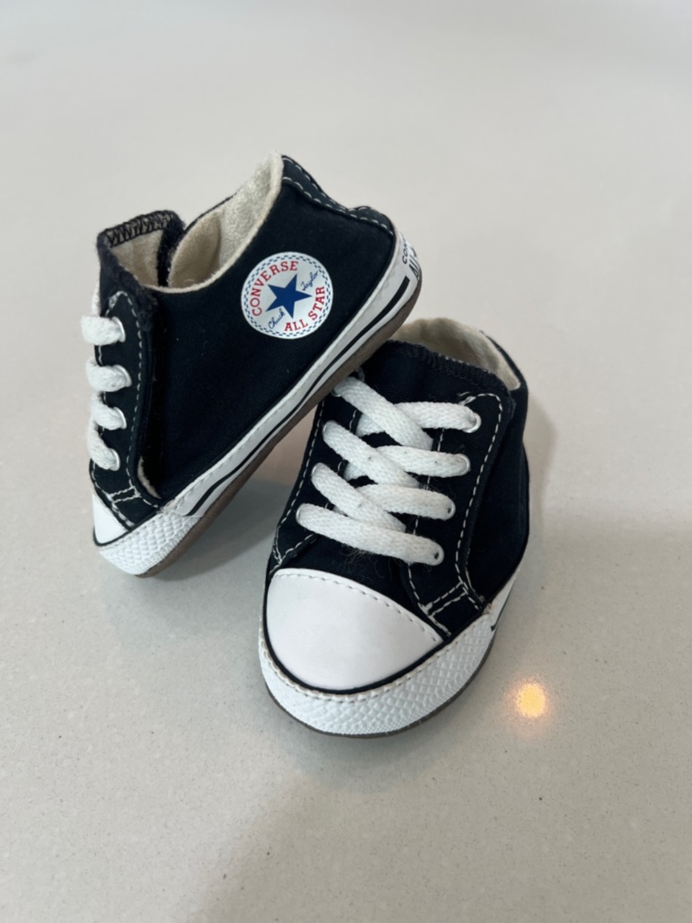 Converse Kids Black and White Chuck Taylor Style Sneakers